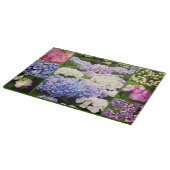 Hydrangea-Blume Collage-15x11 Cutting Board Schneidebrett (Ecke)