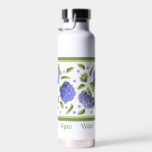 Hydrangea Blume Design Personalisiert Trinkflasche (Rechts)
