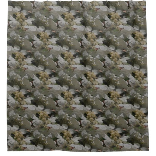 Hydrangea-Blume Duschvorhang (Vorderseite)