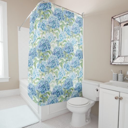 Hydrangea-Blume Duschvorhang (Beispiel)