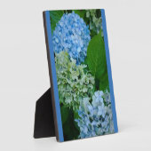 Hydrangea-Blume Fotoplatte (Seite)