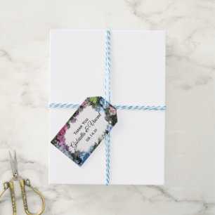 Hydrangea Blume Frame Gastgeschenk Hochzeit Tags Geschenkanhänger