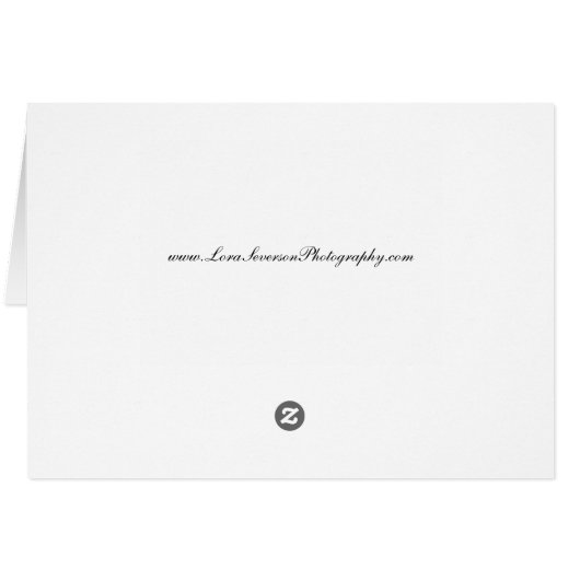 Hydrangea Blume Frame Wedding Day (Rückseite Horizontal)