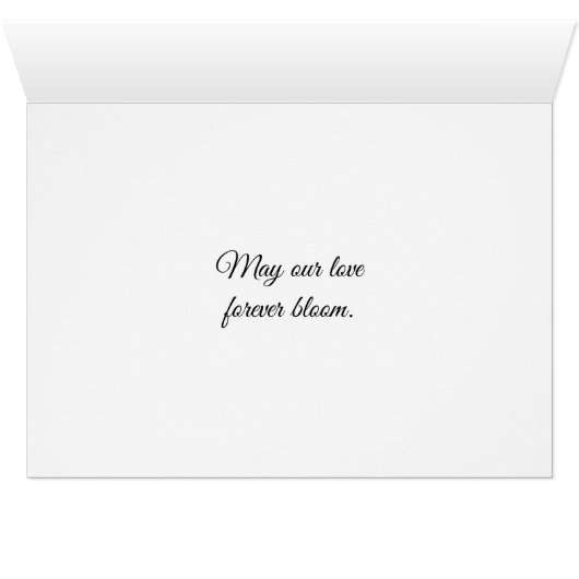 Hydrangea Blume Frame Wedding Day (Innenansicht Horizontal (Unten))