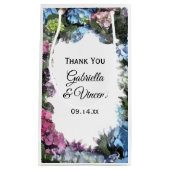 Hydrangea Blume Frame Wedding Vielen Dank Kleine Geschenktüte (Vorderseite)