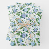 Hydrangea-Blume für Wrapping Geschenkpapier Set (Beispiel)