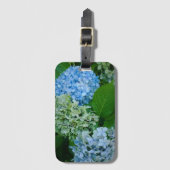 Hydrangea-Blume Gepäckanhänger (Vorderseite Vertikal)