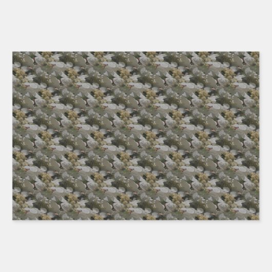 Hydrangea-Blume Geschenkpapier Set (Vorderseite)