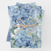 Hydrangea-Blume Geschenkpapier Set (Beispiel)