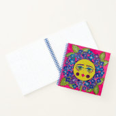 Hydrangea Blume Girl Spiral Notebook bemalt Notizblock (Innenseite)