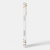 Hydrangea Blume & Gold Elegantes Glam Personalisie Case-Mate iPhone Hülle (Rückseite / Rechts)