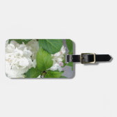 Hydrangea Blume Grüner Garten Pflanze Gepäckanhänger (Vorderseite horizontal)