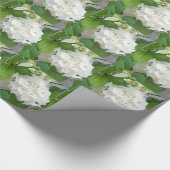 Hydrangea Blume Grüner Garten Pflanze Geschenkpapier (Ecke)