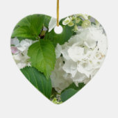 Hydrangea Blume Grüner Garten Pflanze Keramikornament (Hinten)