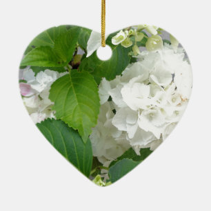 Hydrangea Blume Grüner Garten Pflanze Keramikornament