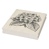 Hydrangea-Blume Gummistempel (Stempel)