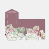 Hydrangea-Blume in Rosa und Weiß Geschenkschachtel (Ungefaltet)