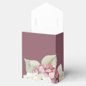 Hydrangea-Blume in Rosa und Weiß Geschenkschachtel (Geöffnet)