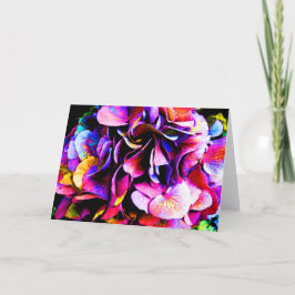 Hydrangea-Blume Karte