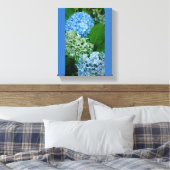 Hydrangea-Blume Leinwanddruck (Insitu (Schlafzimmer))