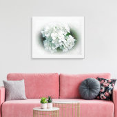 Hydrangea-Blume Leinwanddruck (Insitu (Wohnzimmer))
