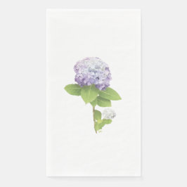 Hydrangea-Blume, lila Serviette
