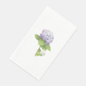 Hydrangea-Blume, lila Serviette (Ecke)