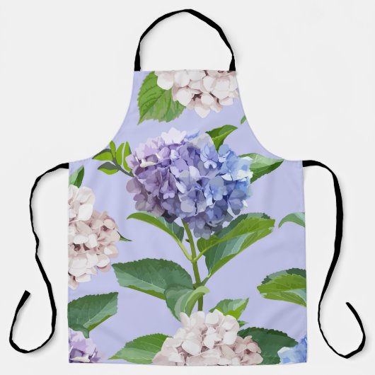 Hydrangea-Blume: mehrfarbige Blumenstruktur. Schürze (Vorderseite)