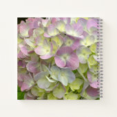Hydrangea-Blume Notizblock (Rückseite)