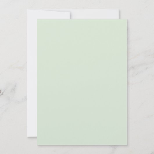 Hydrangea-Blume-Party Einladung (Rückseite)