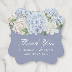 Hydrangea Blume Periwinkle Lila Wedding Party Geschenkanhänger