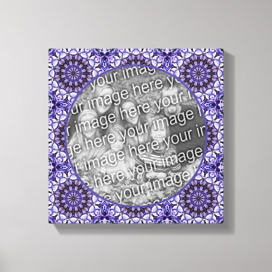 Hydrangea Blume Petal Abstrakt Fügen Sie Ihr eigen Leinwanddruck (Vorderseite)