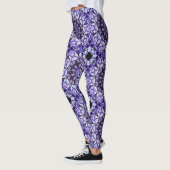 Hydrangea Blume Petals Abstrakt Art Pattern Leggings (Links)