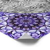 Hydrangea Blume Petals Abstrakt Foto hinzufügen Poster (Ecke)