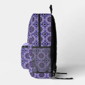 Hydrangea Blume Petals Abstrakt Personalisiert Bedruckter Rucksack (Rechts)