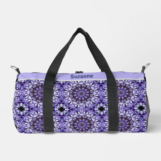 Hydrangea Blume Petals Abstrakt Personalisiert Duffle Bag (Vorderseite)