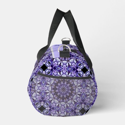 Hydrangea Blume Petals Abstrakt Personalisiert Duffle Bag (Rechts)