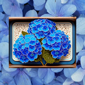Hydrangea-Blume, Postüberquerung Postkarte