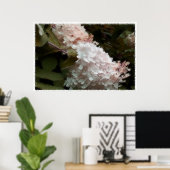 Hydrangea-Blume Rosa Fotografie Poster (Heimbüro)