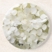 Hydrangea-Blume Sandstein Untersetzer (Vorne)