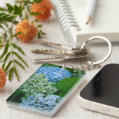 Hydrangea-Blume Schlüsselanhänger (Vorderseite rechts)