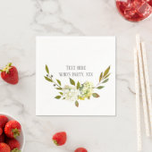 Hydrangea-Blume Serviette (Beispiel)