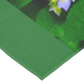 Hydrangea Blume Swirl Tablecloth Tischdecke (Schrägansicht)