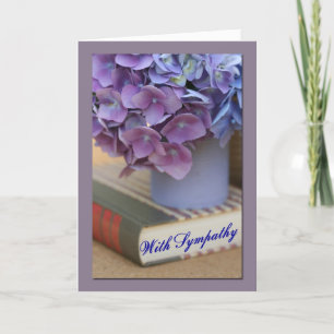 Hydrangea Blume Sympathie Karte