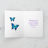 Hydrangea Blume Sympathiekarte Karte (Innenseite)