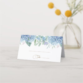 Hydrangea-Blume Taufe Platzkarte