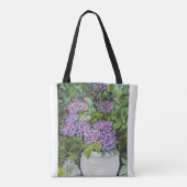 Hydrangea Blume Tote Bag Tasche (Rückseite)
