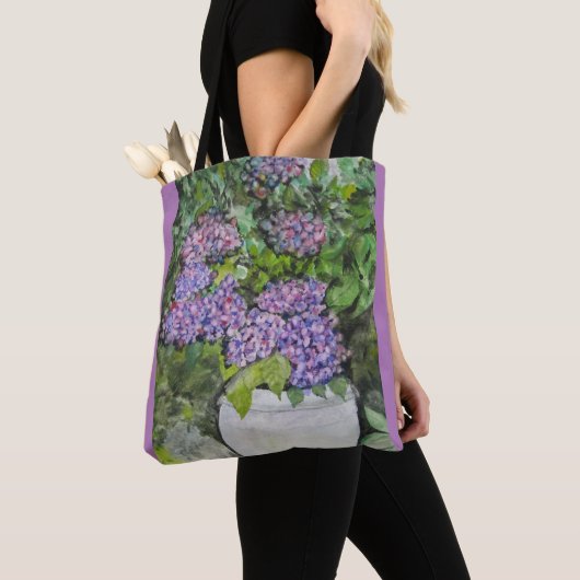 Hydrangea Blume Tote Bag Tasche (Von Nahem)
