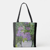 Hydrangea Blume Tote Bag Tasche (Rückseite)