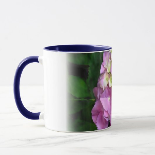 Hydrangea-Blumen-Blüten-Tasse Tasse (Links)